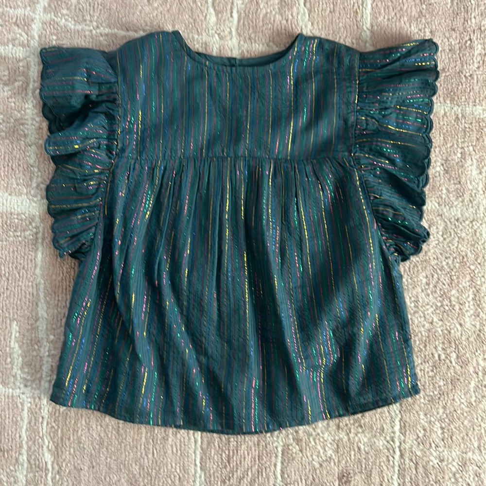 BRAND NEW metallic stripe blouse.